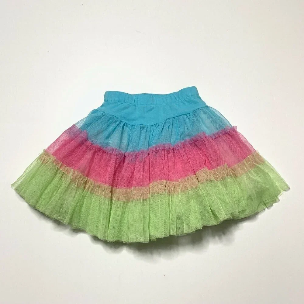 JONA MICHELLE Skirt Girls 2T Tutu Ombre‎ Blue Pink